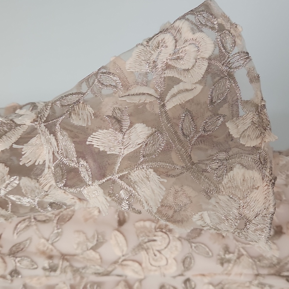 Adrianna Papell bell sleeve sheath dress. - Picture 5 of 6